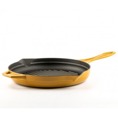 Emajlirana litoželezna žar ponev Hosse, Dijon, Ф28cm - Litoželezna ponev