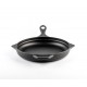 Emajlirana litoželezna ponev Hosse, Black Onyx, Ф24cm | Ploščata litoželezna ponev | Litoželezna ponev |