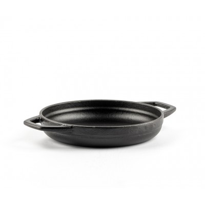 Emajlirana litoželezna ponev z dvema ročajema Hosse, Black Onyx, Ф16cm - Litoželezna ponev