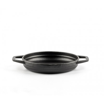 Emajlirana litoželezna ponev z dvema ročajema Hosse, Black Onyx, Ф16cm - Litoželezna ponev