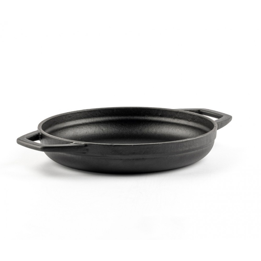 Emajlirana litoželezna ponev z dvema ročajema Hosse, Black Onyx, Ф19cm
