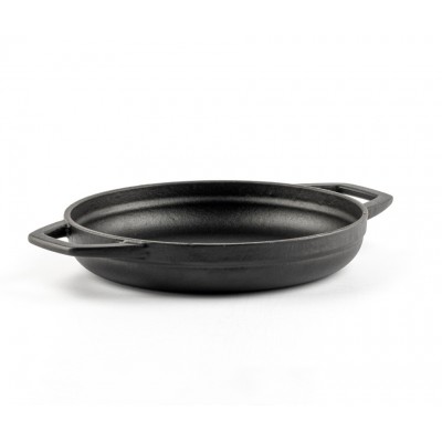 Emajlirana litoželezna ponev z dvema ročajema Hosse, Black Onyx, Ф19cm - Litoželezna ponev