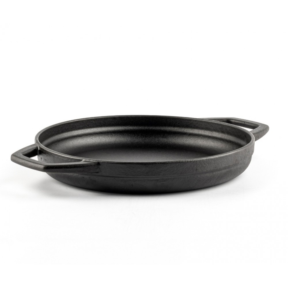 Emajlirana litoželezna ponev z dvema ročajema Hosse, Black Onyx, Ф22cm