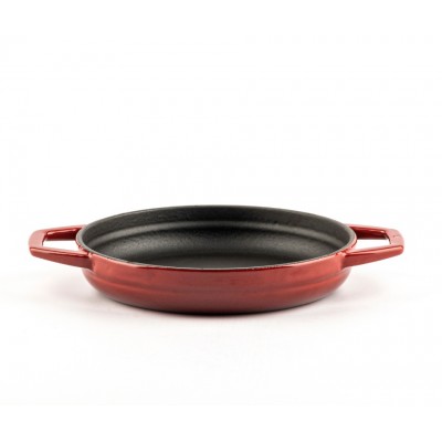 Emajlirana litoželezna ponev z dvema ročajema Hosse, Rubin, Ф19cm - Litoželezna ponev