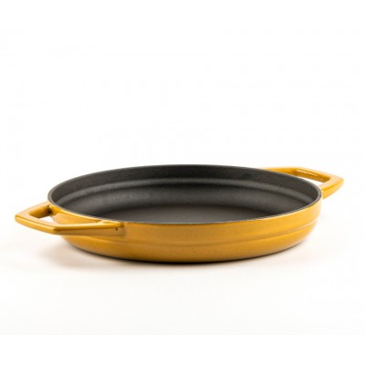 Emajlirana litoželezna ponev z dvema ročajema Hosse, Dijon, Ф22cm - Litoželezna ponev