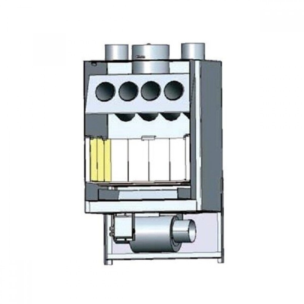 Kamin na drva Prity C2F, 21kW |  |  |