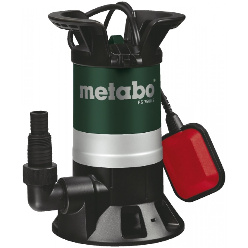 Črpalka za odvodnjavanje za čisto in umazano vodo Metabo PS 7500 S, 1 1/4", moč 450 W, višina črpanja 5 m | Potopna črpalka | Vodna črpalka |