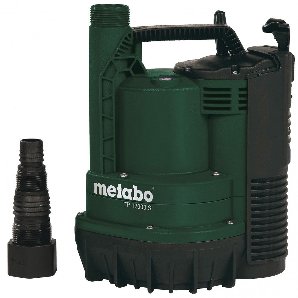 Potopna črpalka za čisto vodo Metabo TP 12000 SI, moč 600 W, pretok 11.700 l/h, višina 9 m | Potopna črpalka | Vodna črpalka |
