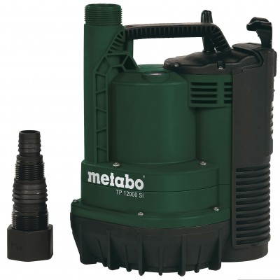 Potopna črpalka za čisto vodo Metabo TP 12000 SI, moč 600 W, pretok 11.700 l/h, višina 9 m - Vodna črpalka