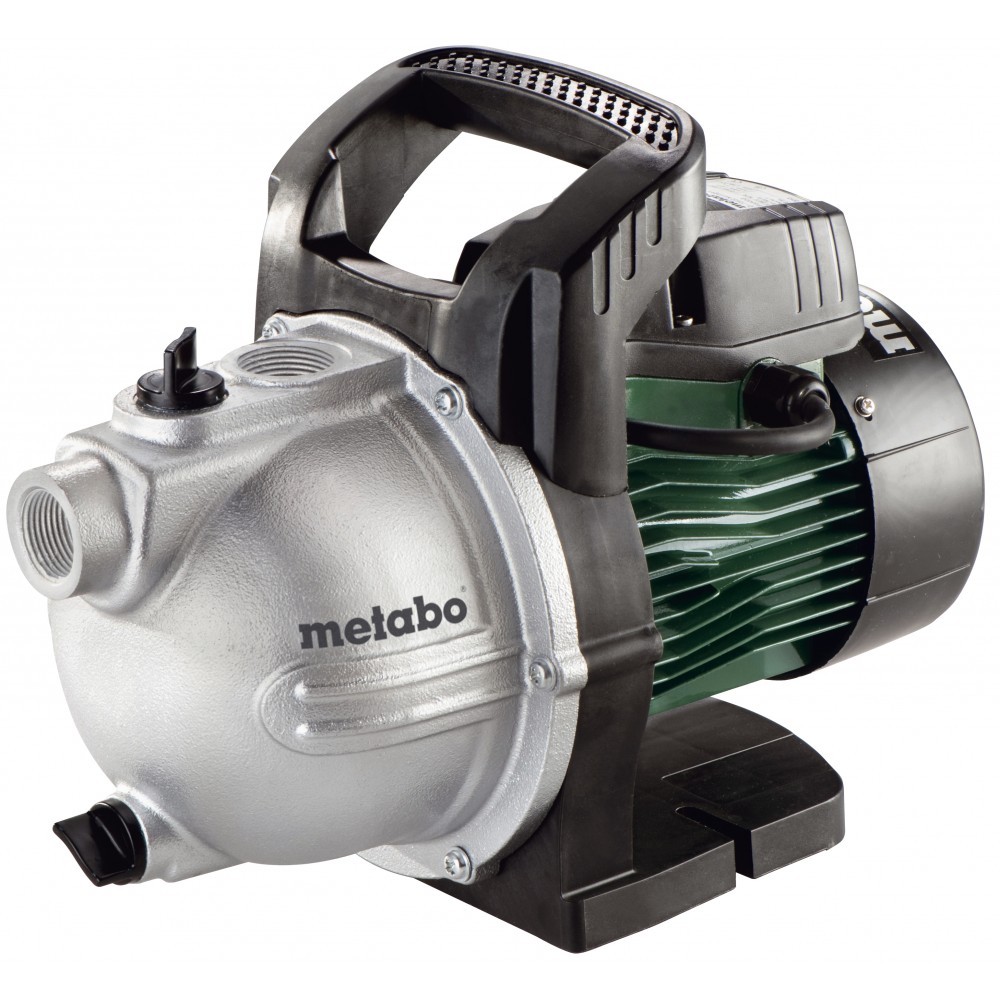Enofazna vrtna črpalka za čisto vodo Metabo P 4000 G, moč 1100 W, pretok 4000 l/h, višina 46 m