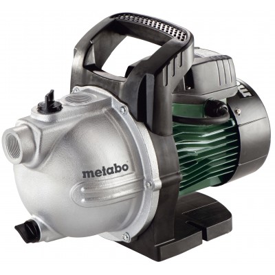 Enofazna vrtna črpalka za čisto vodo Metabo P 4000 G, moč 1100 W, pretok 4000 l/h, višina 46 m - Vodna črpalka