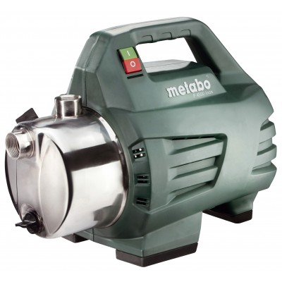 Vrtna črpalka za čisto vodo Metabo P 4500 INOX, 1", moč 1300 W, pretok 75 l/min (4500 l/h), višina 48 m - Vodna črpalka