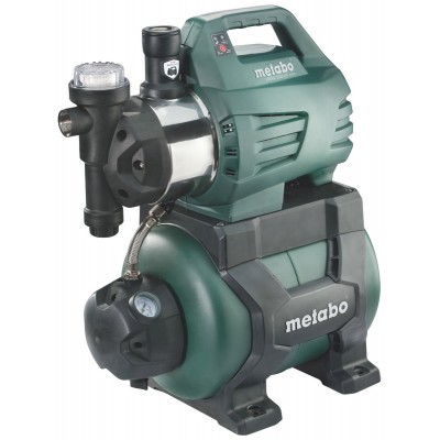 Enofazna hidroforna vodna črpalka METABO HWWI 3500/25 INOX, moč 1100 W, pretok 3500 l/h, prostornina rezervoarja 24 l, višina 45 m - Hidroforji za vodo