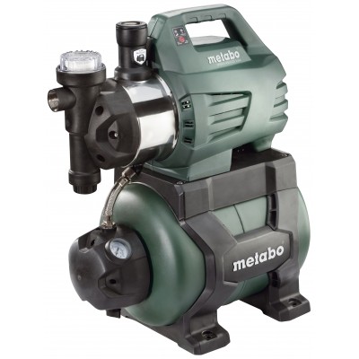 Enofazna hidroforna črpalka METABO HWWI 4500/25 Inox, moč 1300 W, pretok 4500 l/h, višina črpanja 48 m, prostornina rezervoarja 24 L - Hidroforji za vodo