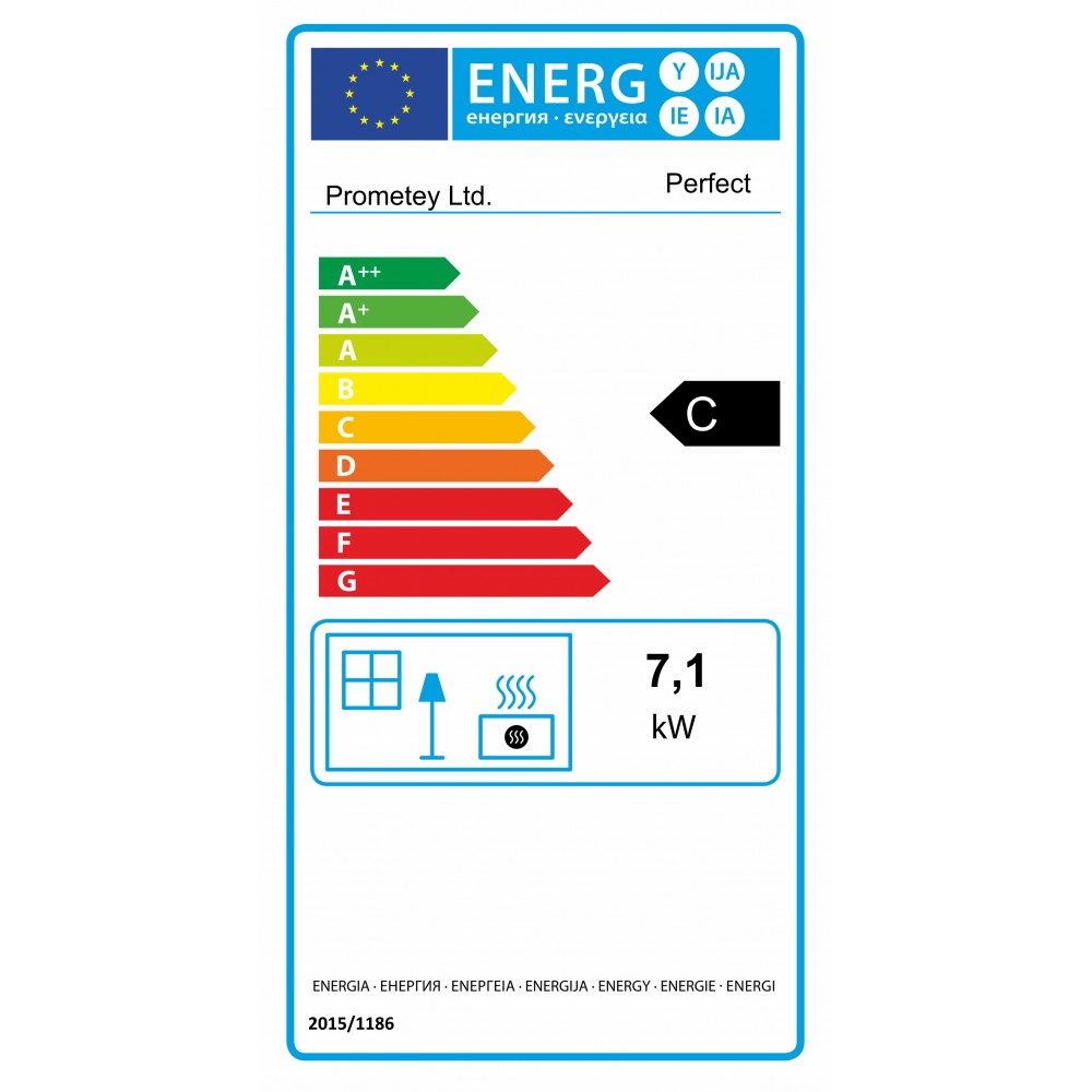 Štedilnik na drva Prometey Perfect, 7kW | Peči na drva s pečico | Peči na drva |