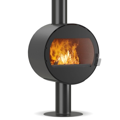 Peč na drva Velmora Fire ATS ROUND WALL, 10.2kW - Velmora Fire