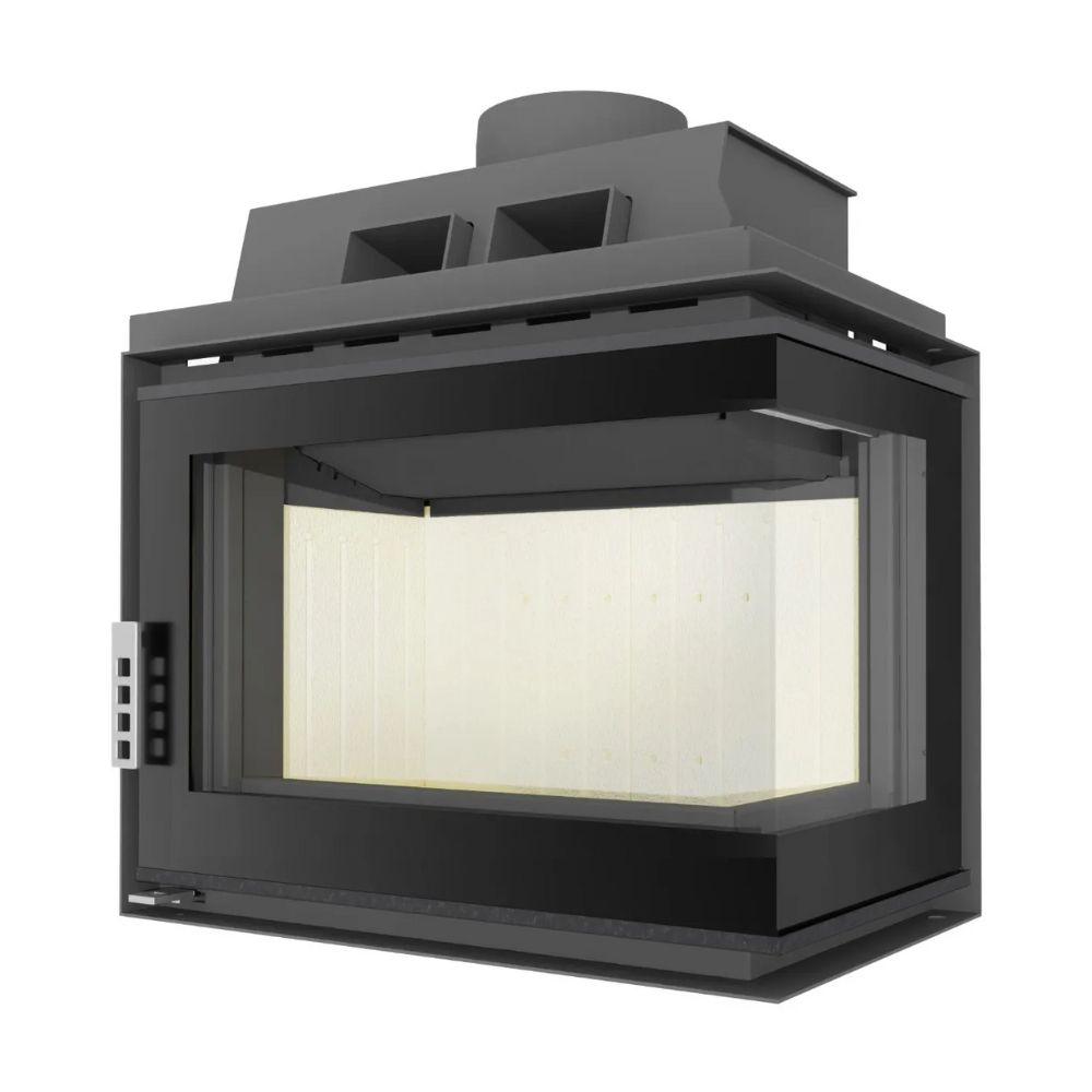 Kaminski vložek / Vgradni kamin UNIFLAM 600 DURO S z dovodom zraka, desna stran, 11 kW | Toplozračni kamini | Kamini |