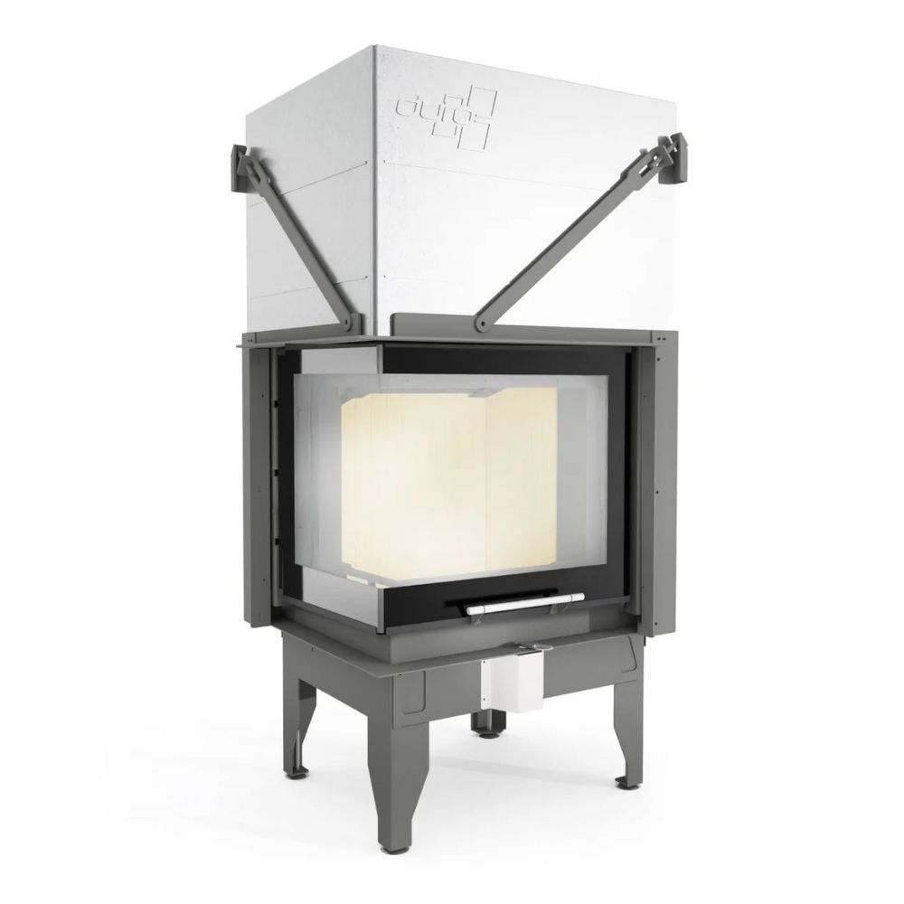 Kaminski vložek / Vgradni kamin UNIFLAM 660 DURO z zračnimi kanali in dovodom zraka, leva stran, 10,25 kW | Toplozračni kamini | Kamini |