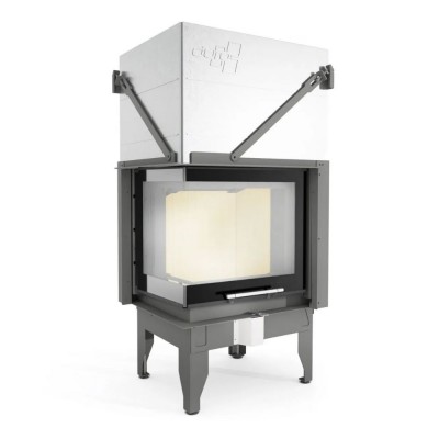Kaminski vložek / Vgradni kamin UNIFLAM 660 DURO z zračnimi kanali in dovodom zraka, leva stran, 10,25 kW - Uniflam