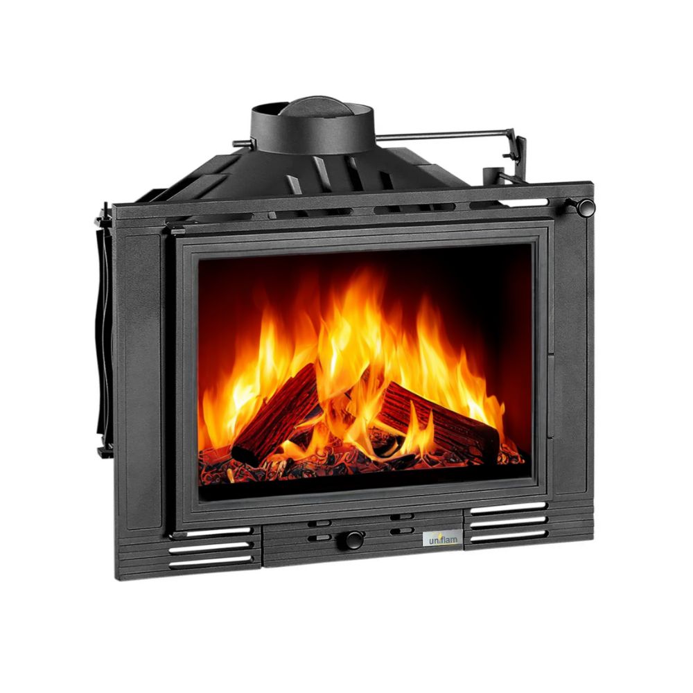 Kaminski vložek / Vgradni kamin UNIFLAM 700 ECO z loputo in dovodom zraka, 8kW | Toplozračni kamini | Kamini |