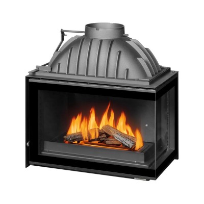 Kaminski vložek / Vgradni kamin UNIFLAM 700 PLUS ECO z loputo, desna stran, 9 kW - Uniflam