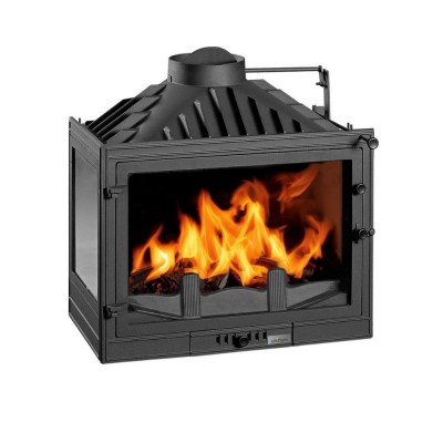 Kaminski vložek / Vgradni kamin UNIFLAM 700 STANDARD z loputo, levo stran, 14 kW - Uniflam