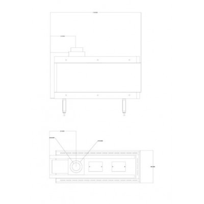 Plinski kamin Balkan Energy GAS 3SIDE 100, 8.2kW - 10.2kW - Plinski kamini
