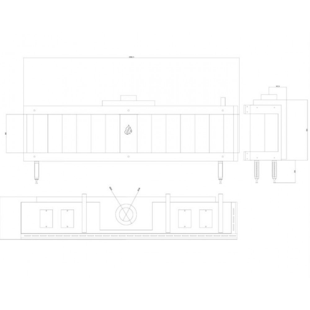 Plinski kamin Balkan Energy GAS CORNER 200, 17kW | Plinski kamini | Kamini |