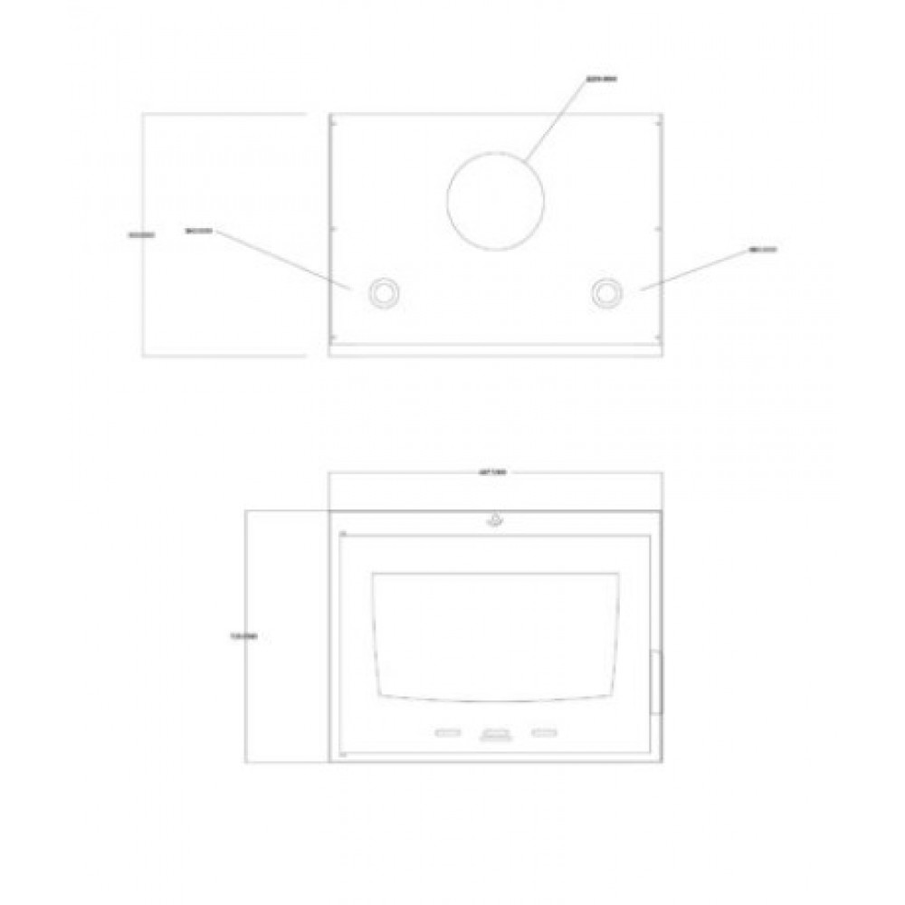Kaminski vložek za centralno ogrevanje Balkan Energy ATS INSERT HYDRO 700, 14.5kW | Kaminski vložki za centralno ogrevanje | Kamini |