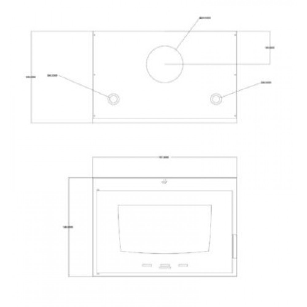 Kaminski vložek za centralno ogrevanje Balkan Energy ATS INSERT HYDRO 800, 16.11kW | Kaminski vložki za centralno ogrevanje | Kamini |
