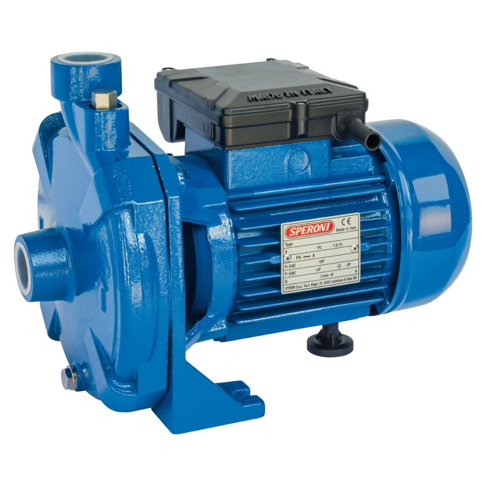 Enofazna centrifugalna črpalka Speroni CM 27 – moč 0,55 kW, višina črpanja 27 m, pretok 100 l/min | Centrifugalna črpalka | Vodna črpalka |