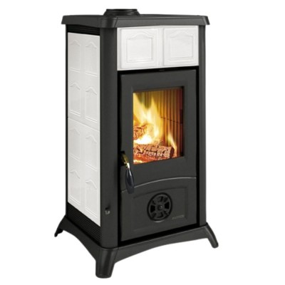 Italian peč na drva La Nordica Gemma, bela, 6.5kW - La Nordica