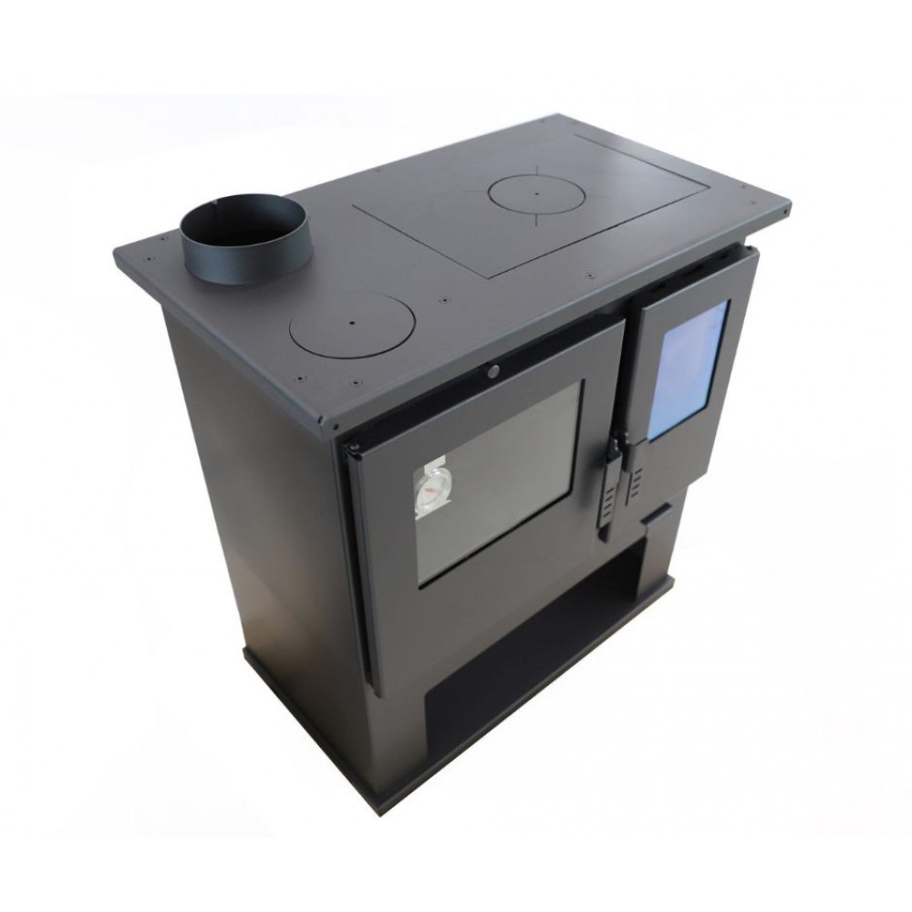 Štedilnik na drva Verso CS Lite, Levi, 7.7kW | Peči na drva s pečico | Peči na drva |