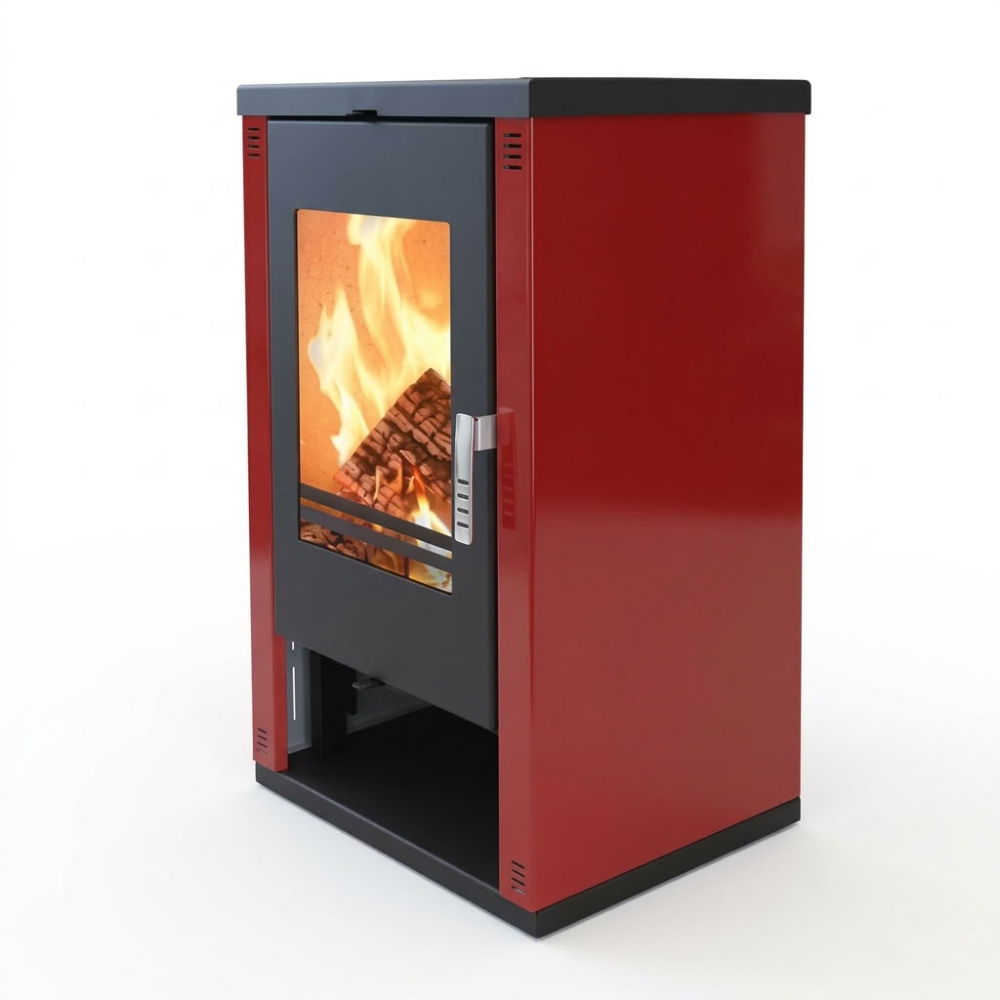Peč na drva Verso Lheia Bordeaux, 7.5 kW | Toplozračne peči na drva | Peči na drva |
