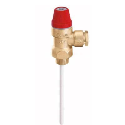 Varnostni ventil za temperaturo in tlak 1/2" x 1/2" ⌀15 - Centralno ogrevanje