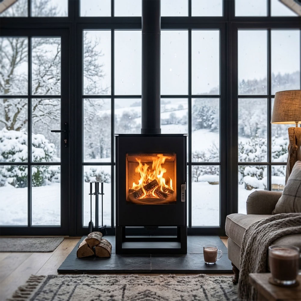 Peč na drva Verso Ina, 7.5kW | Toplozračne peči na drva | Peči na drva |