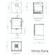 Peč na drva Verso Kara, 7.5kW | Kamini na drva |  |