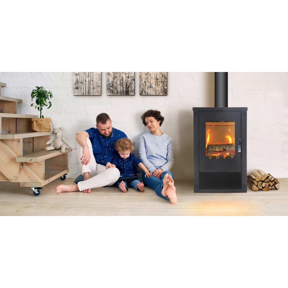 Peč na drva Verso Lheia, 7.5 kW | Toplozračne peči na drva | Peči na drva |