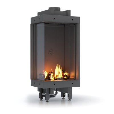 Plinski kamin Velmora Fire GAS STANDING CORNER, 3.9kW - 6.0kW - Velmora Fire