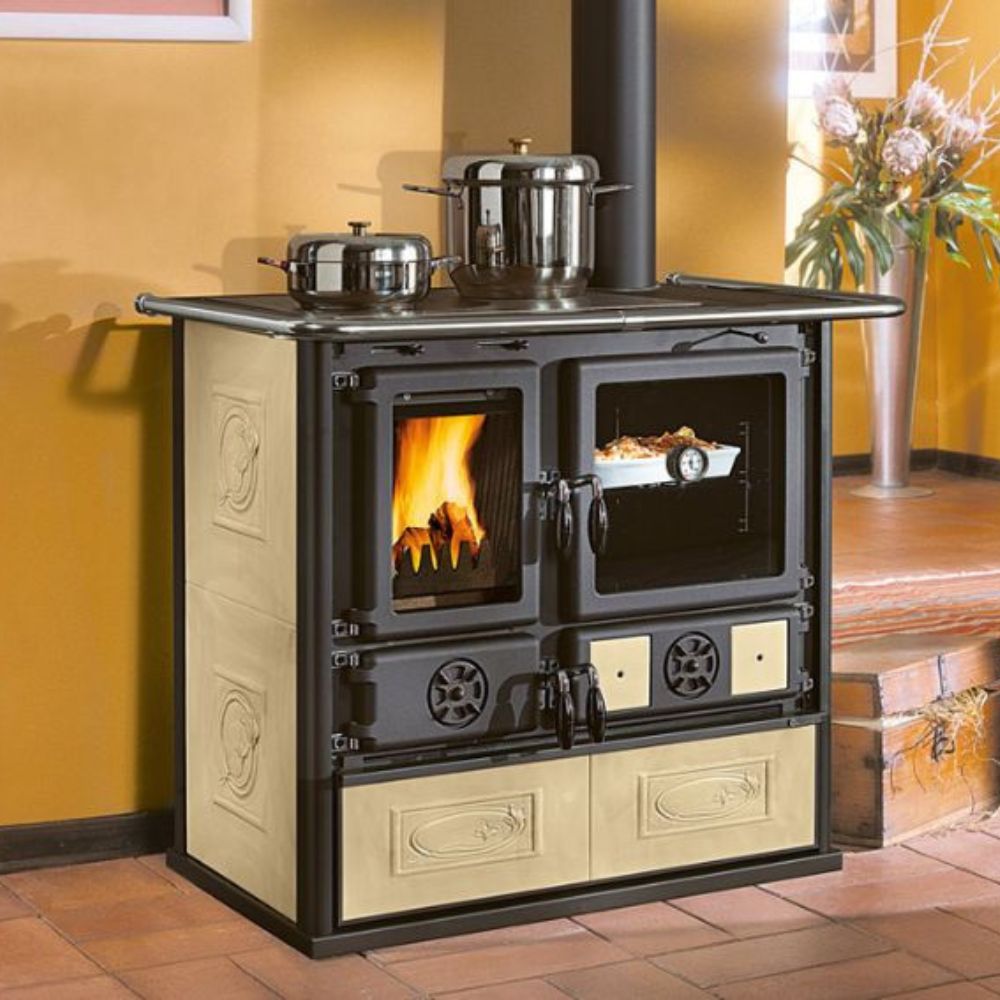 Italijanski štedilnik na drva La Nordica Rosa, ekru, 8.8kW | Štedilniki na drva |  |