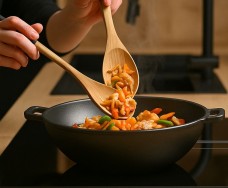 Ploščata litoželezna ponev