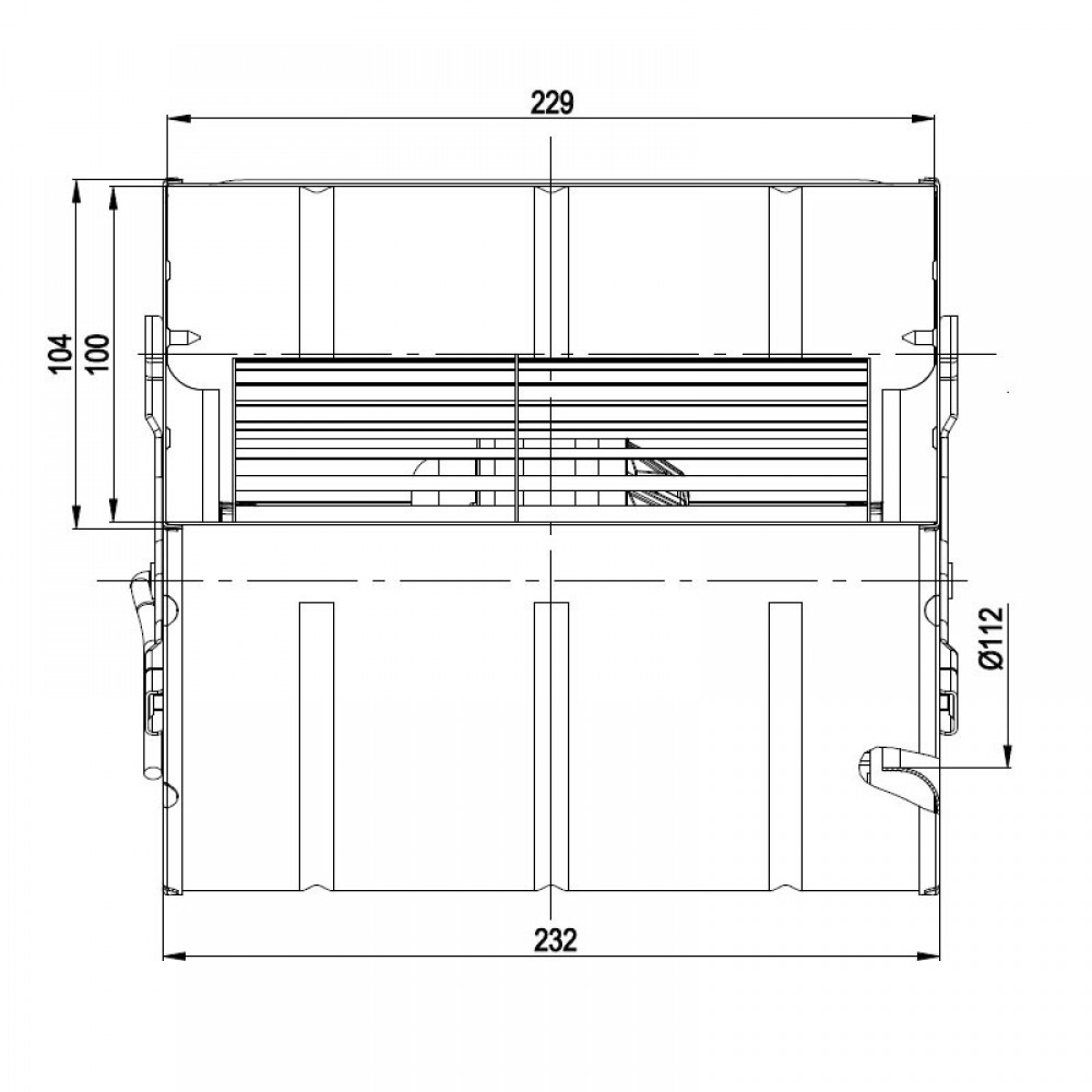 Centrifugalni ventilator EBM za peči na pelete Edilkamin, Karmek One, Drugi, pretok 590 m³/h | Ventilatorji in puhala | Deli peči na pelete |