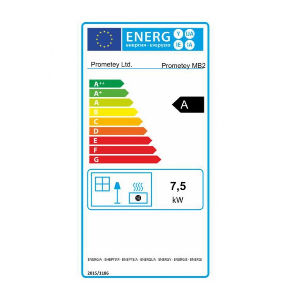 Peč na drva Prometey “Metal top 2”, 8kW | Peči na drva |  |