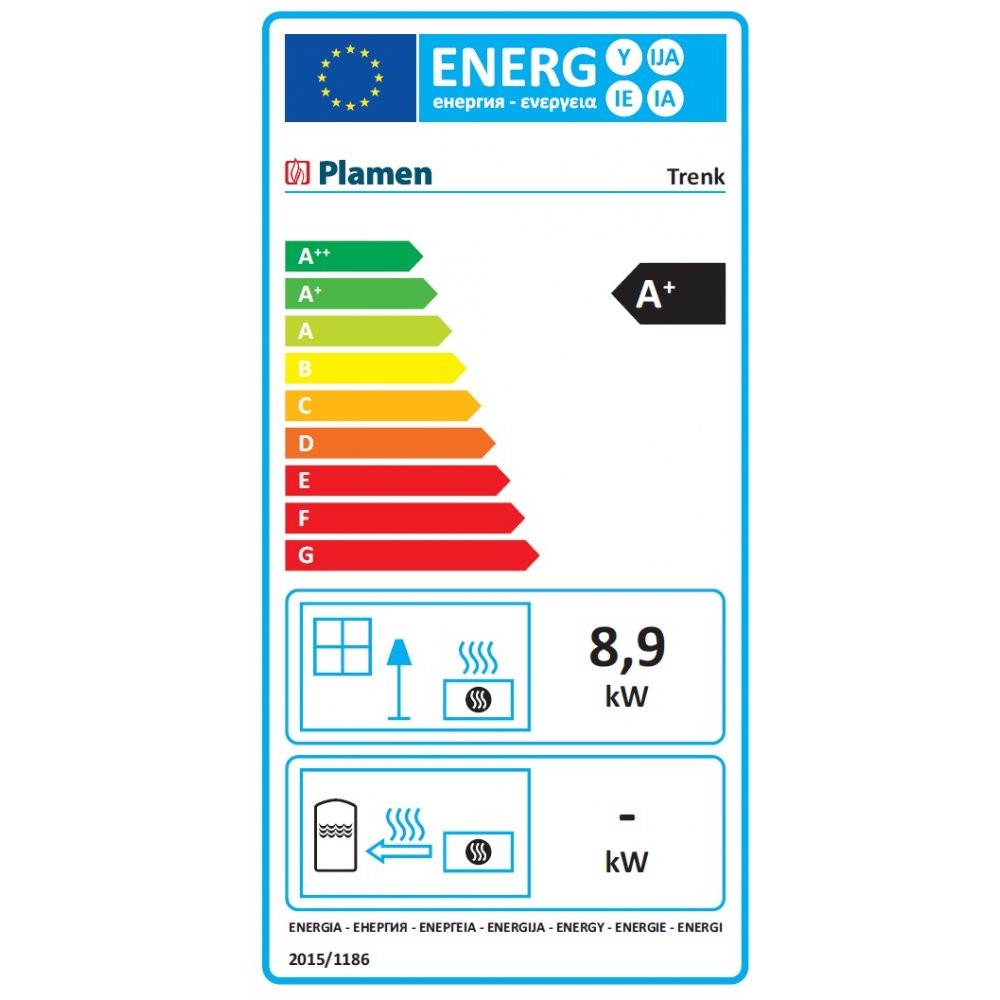 Peč na drva Plamen Trenk 8.9kW | Kamini na drva |  |