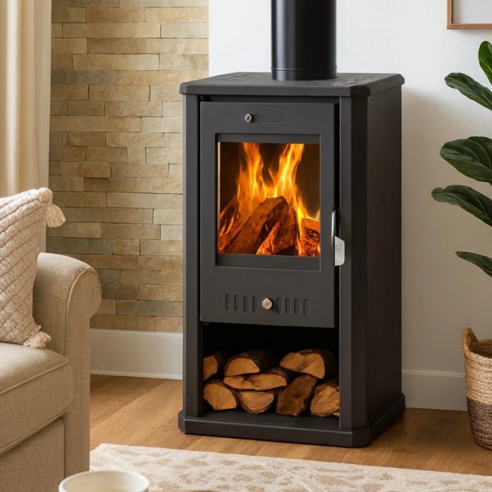 Peč na drva Balkan Energy Bianca, 8.5 kW | Toplozračne peči na drva | Peči na drva |