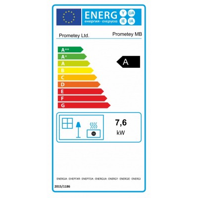 Peč na drva Prometey “Metal top”, 7.6kW - Primerjava izdelkov