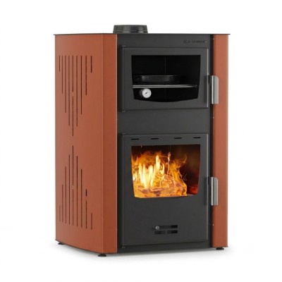 Toplovodni kamin na drva in s pečico Velmora Fire ATS HYDRO ΜΑSΙΝΑ 90-25 terakota, 25kW - Primerjava izdelkov