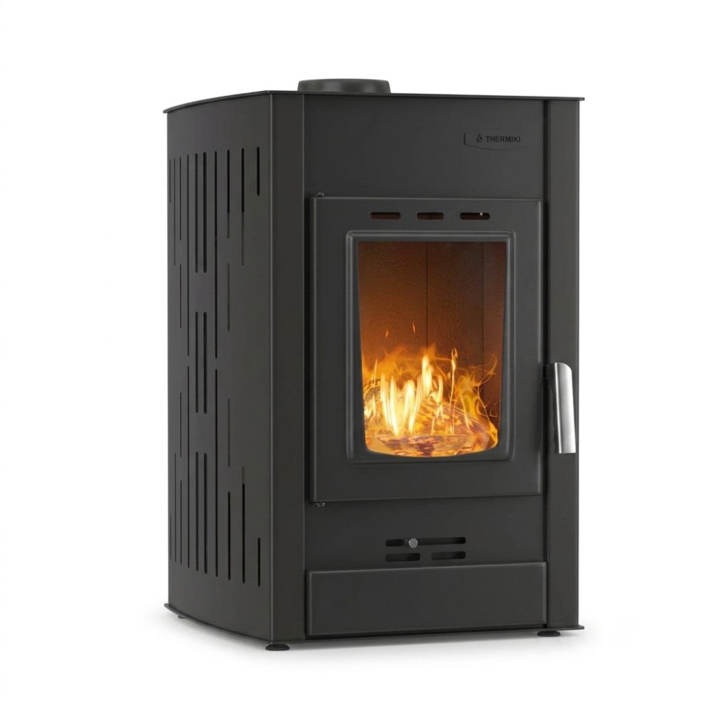 Toplovodni kamin na drva Velmora Fire ATS HYDRO črna, 25kW | Toplovodni kamini na drva | Peči na drva |