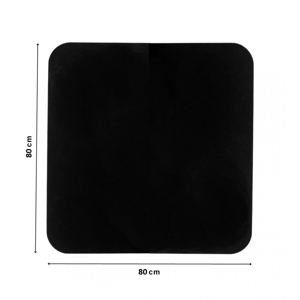 Podložna plošča za peči na drva, črno jeklo 2 mm, velikost 80x80 cm | Dodatki za peči |  |