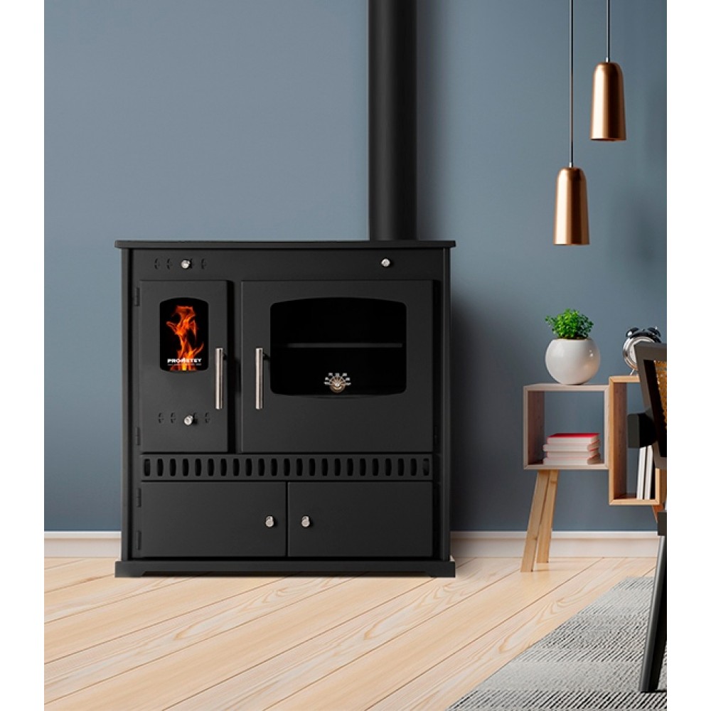 Štedilnik na drva Prometey Perfect Eco, 7kW |  |  |